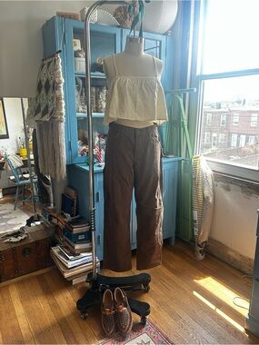 Dickies Brown Women's Straight-Leg Chinos